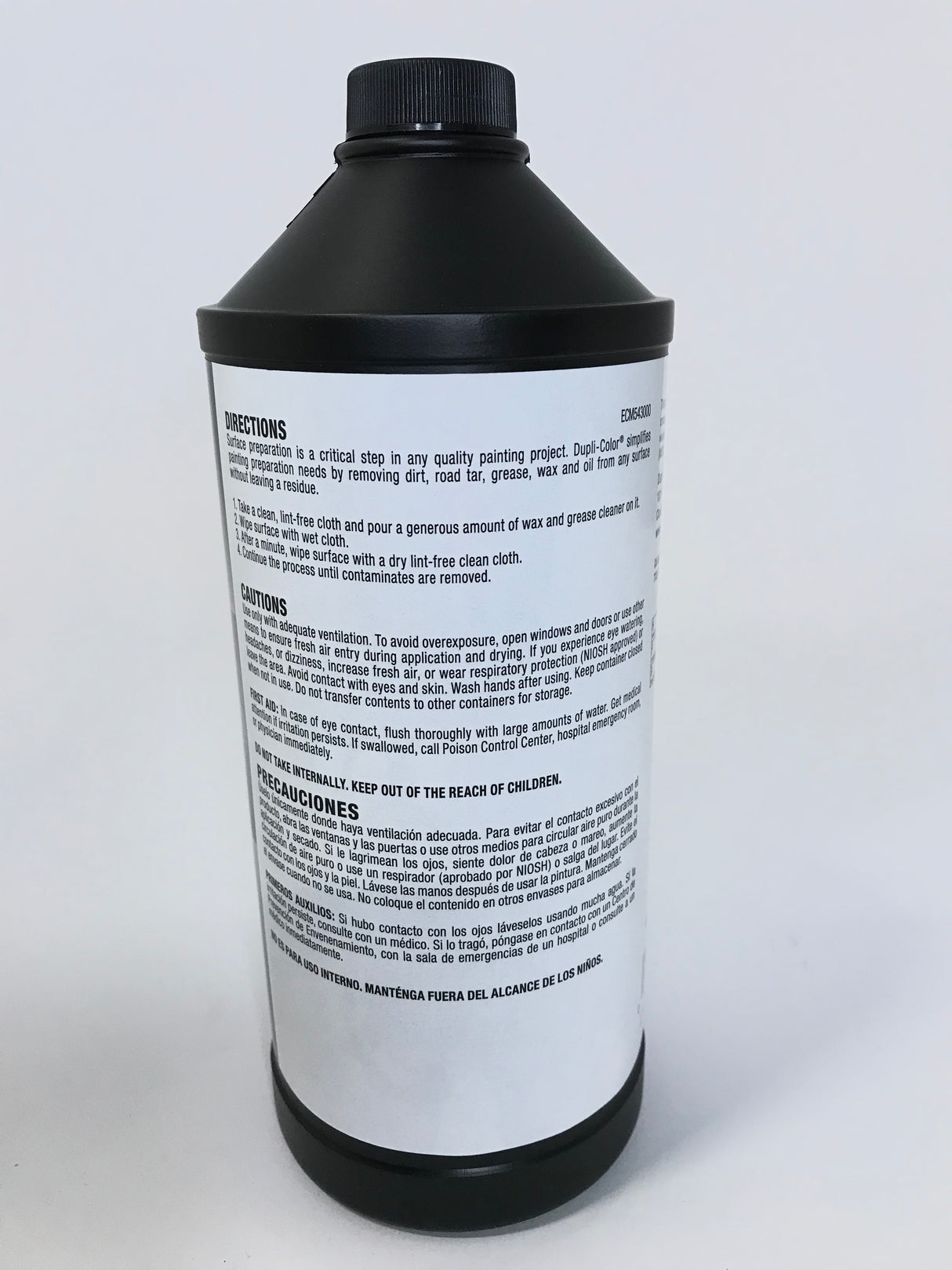 DUPLICOLOR CM543-4 PACK Soy Based Solvent Blend Grease and Wax Remover -1 quart