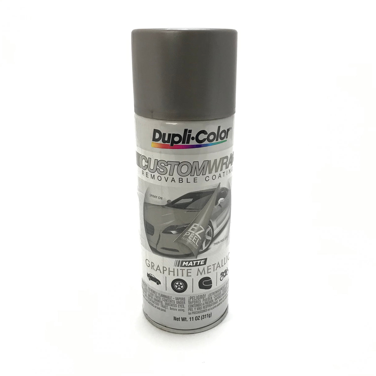 Duplicolor CWRC797 Custom Wrap Removable Paint Matte Graphite - 11oz
