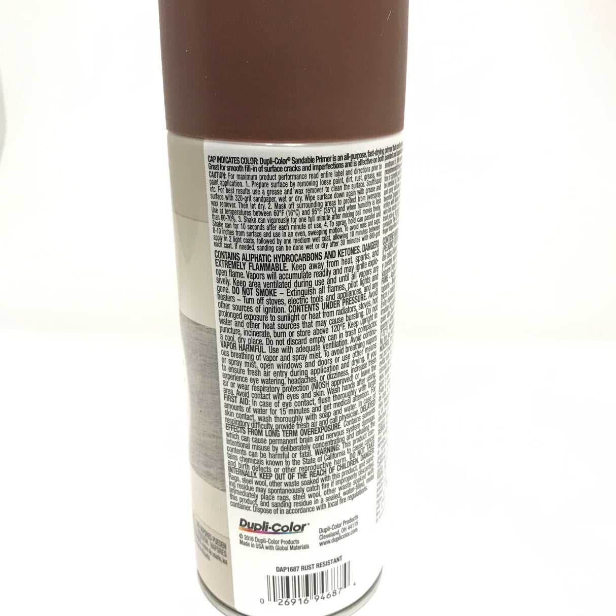 Duplicolor DAP1687-4 PACK Rust Resistant Sandable All-Purpose Primer - 12 oz