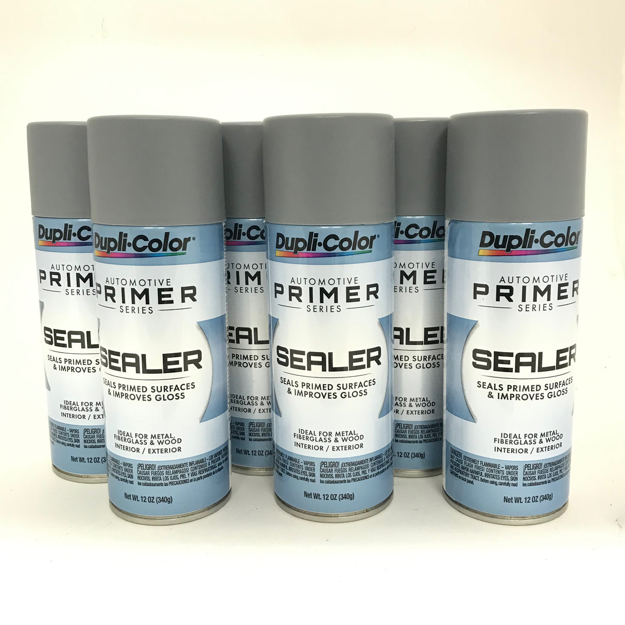Duplicolor DAP1699-6 Pack Gray Primer Sealer - Maximum Corrosion Resistance - 12 oz