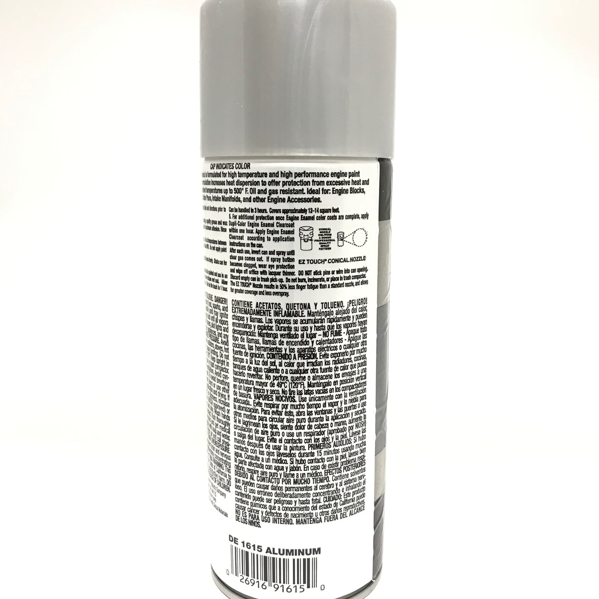 Duplicolor DE1615-3 Pack Engine Enamel Paint with Ceramic, Aluminum Color -12 oz