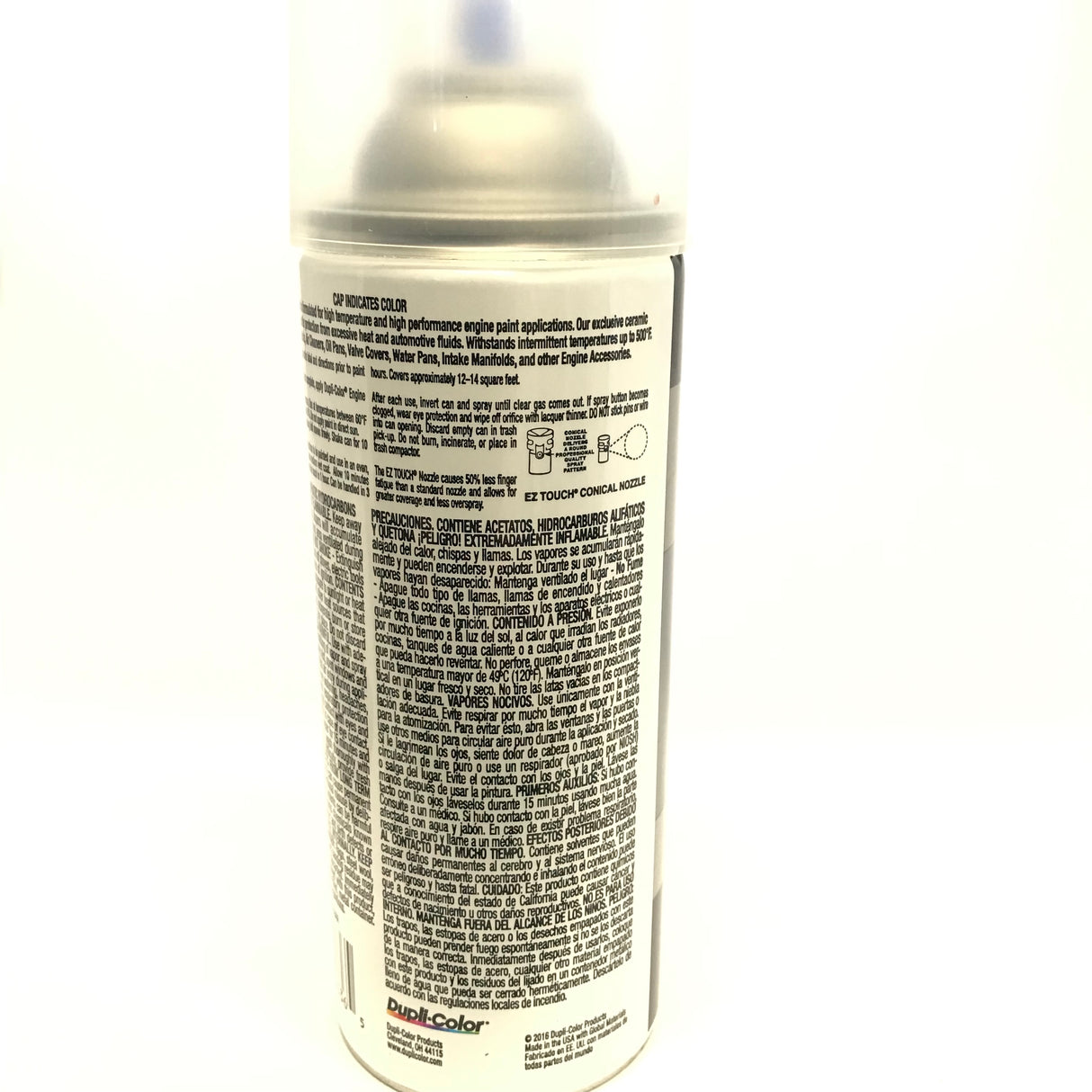 Duplicolor DE1636-3 PACK Engine Enamel with Ceramic Gloss Clear color - 12 oz Aerosol Can