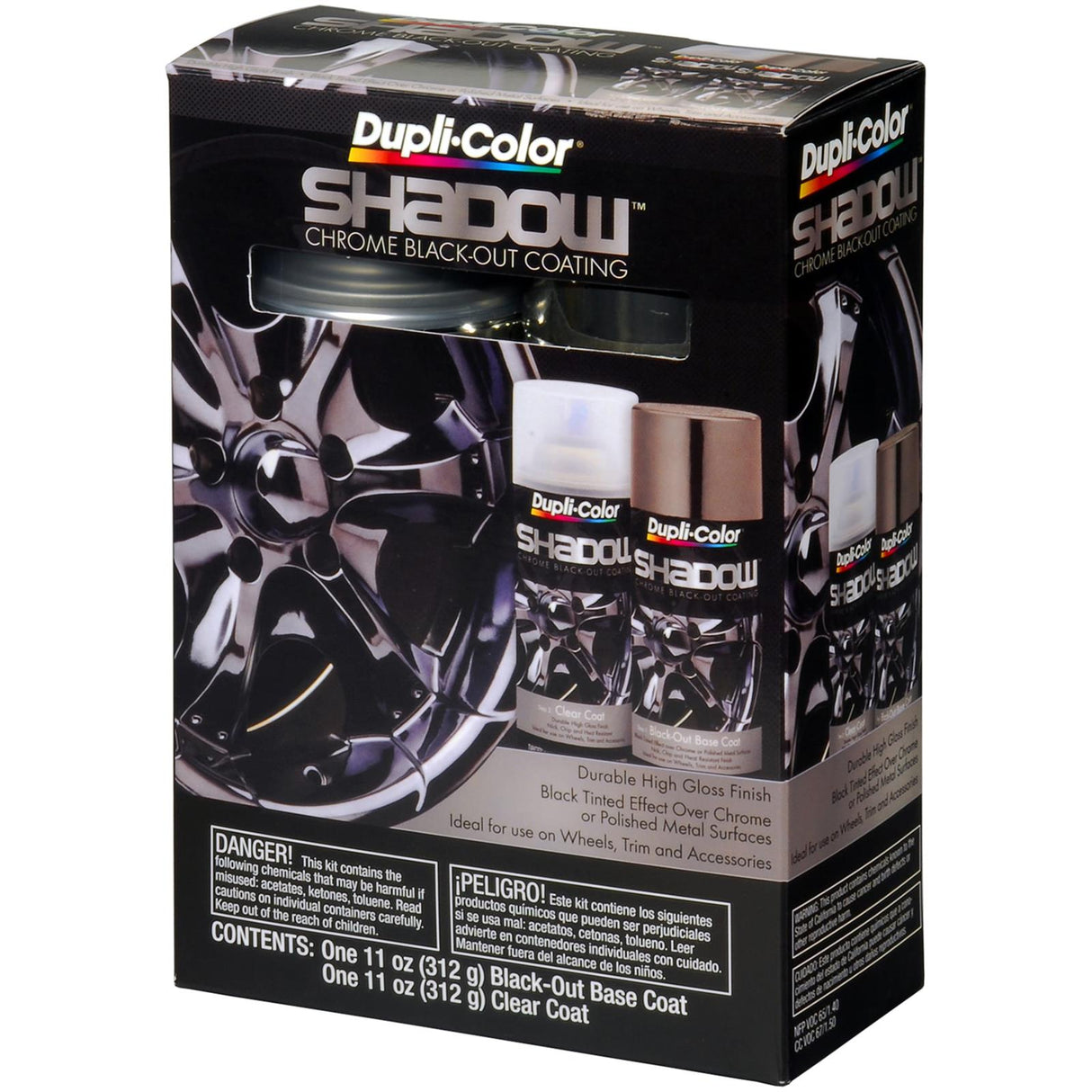 Dupli-Color SHD1000 Shadow Chrome Black-Out Coating Kit