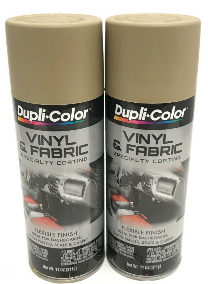 Duplicolor HVP108 - 2 Pack Vinyl & Fabric Spray Paint Desert Sand - 11 oz