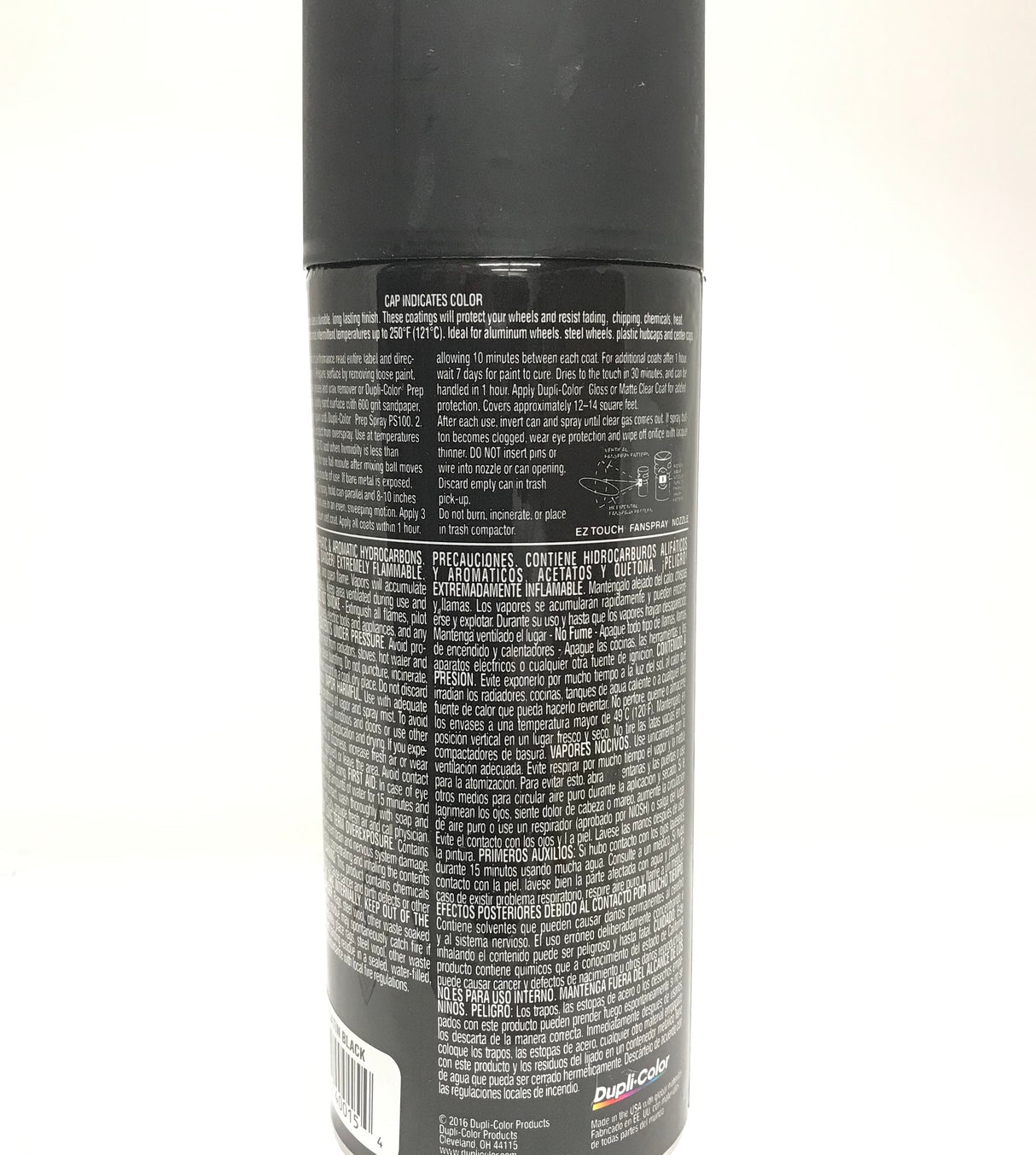 Duplicolor HWP104 - 3 Pack Wheel Coating Spray Paint Satin Black - 12 oz