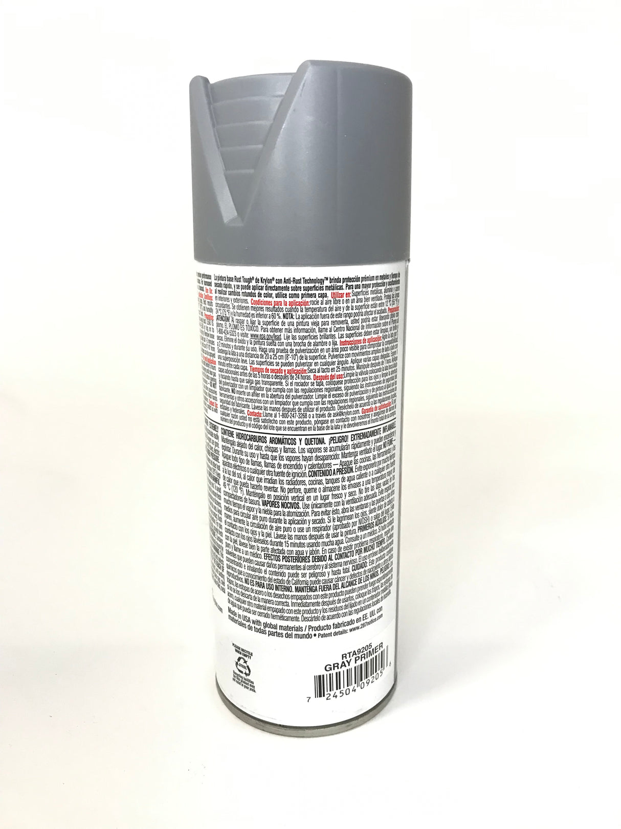 KRYLON RTA9205-2 PACK Rust Tough GRAY Primer - Max Protection - Quick Dry - 12 oz
