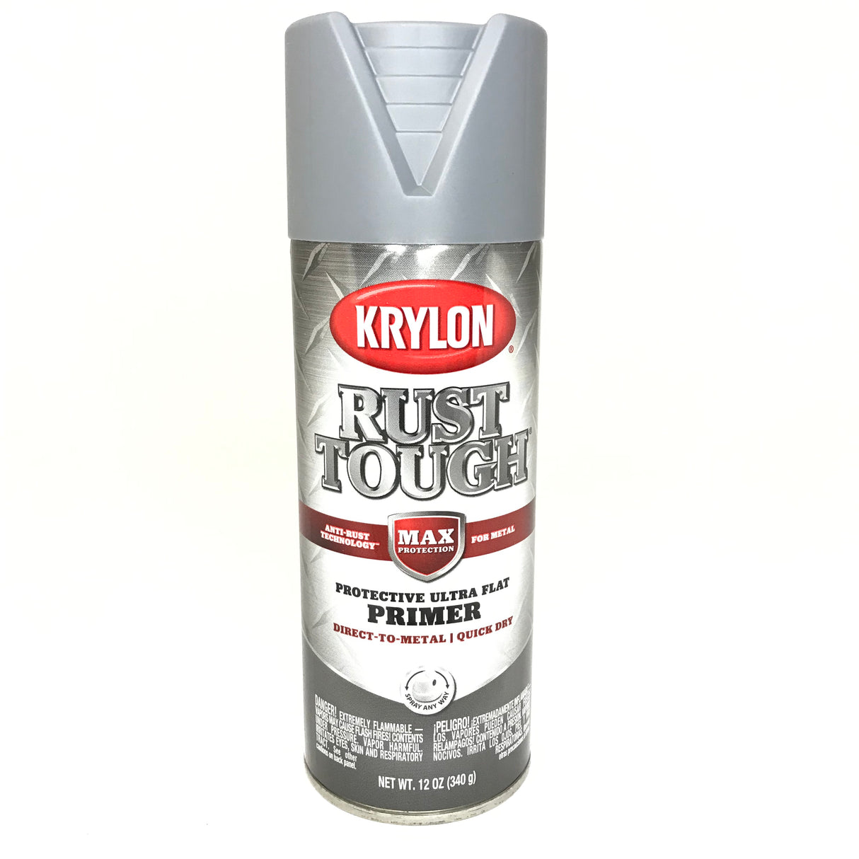 KRYLON RTA9205 Rust Tough GRAY Primer - Max Protection - Quick Dry - 12 oz