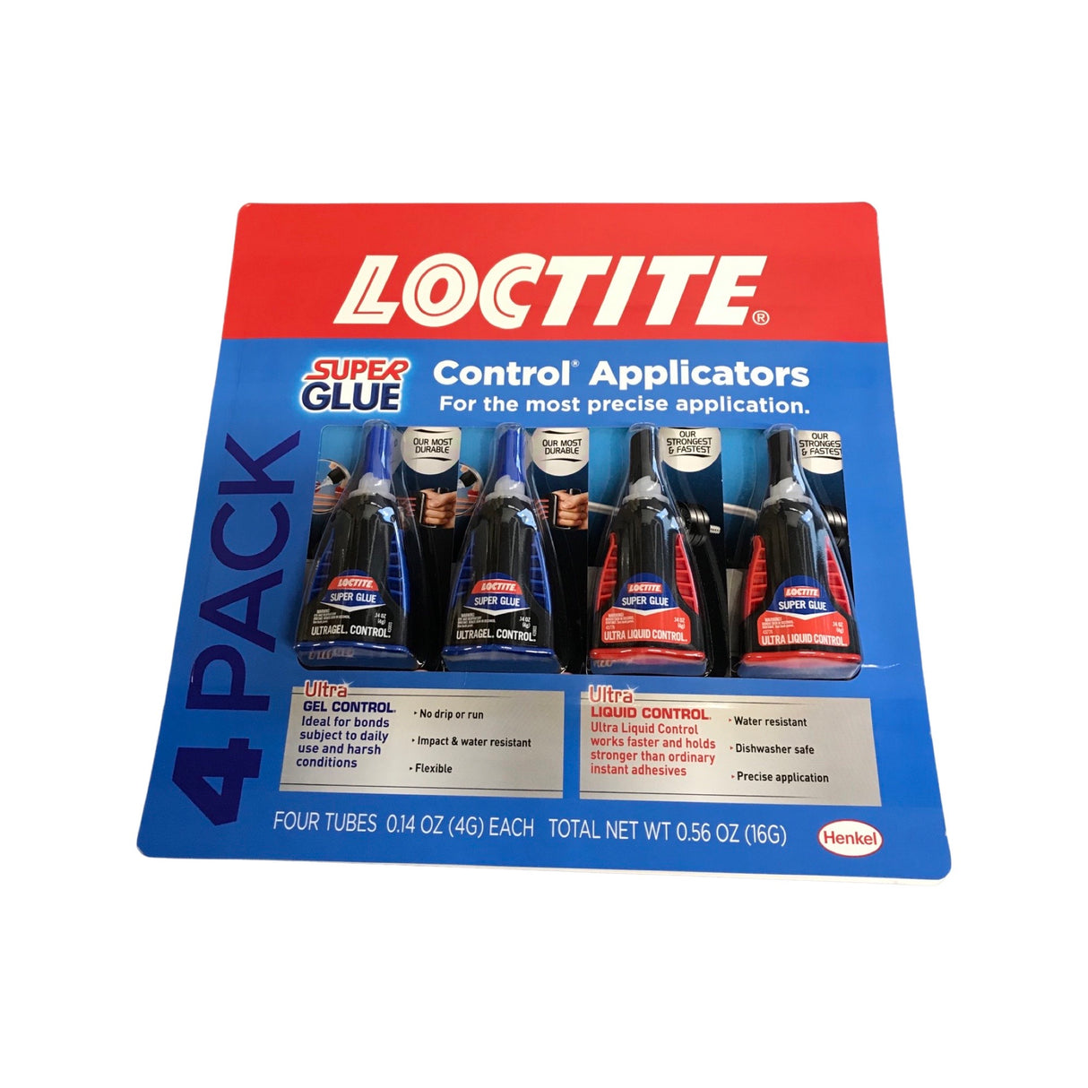 LOCTITE - 2 UltraGel and 2 Ultra Liquid Super Glue 4 pack