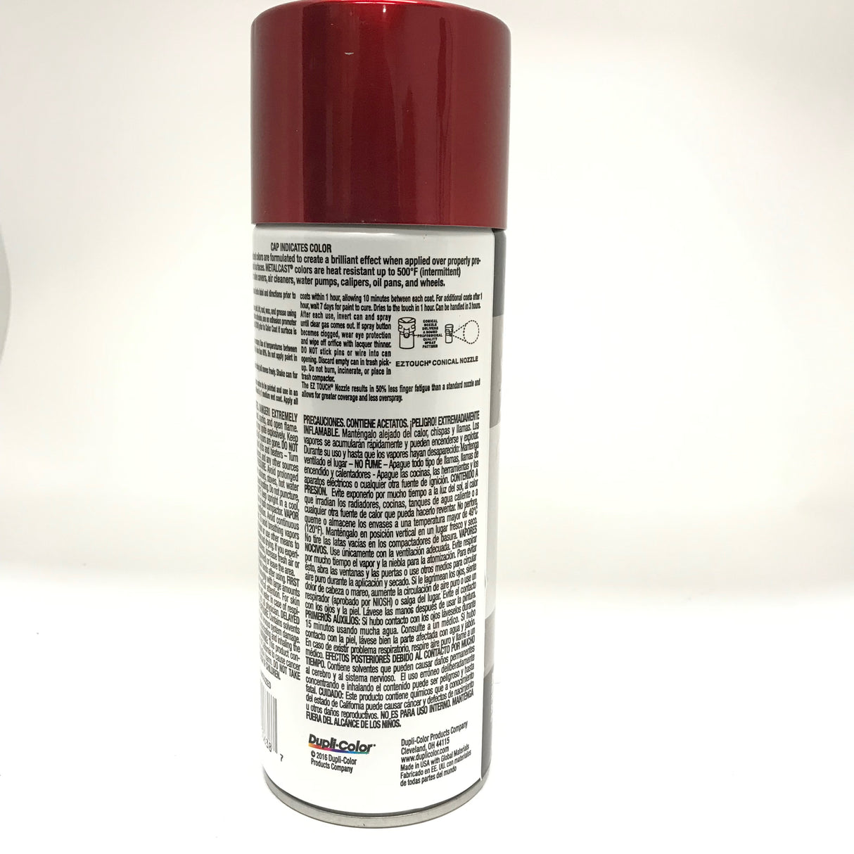 Duplicolor MC200-6 PACK MetalCast RED Anodized Heat Resistant Coat -11oz Aerosol