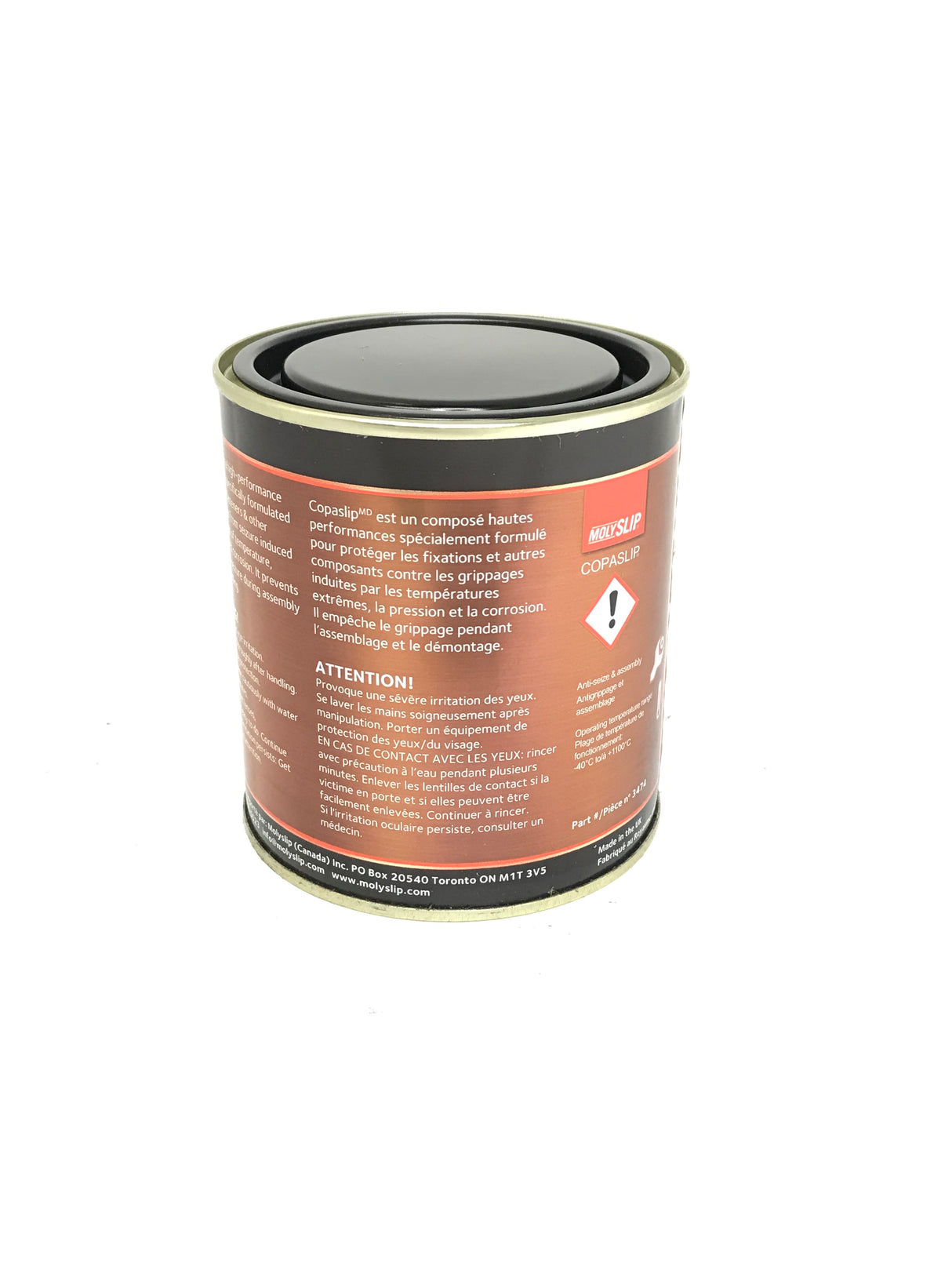 MLS 3474 Molyslip Copaslip Anti Seize Hi-Temp Lead Free Assembly Compound 500g Tub - 2 PACK