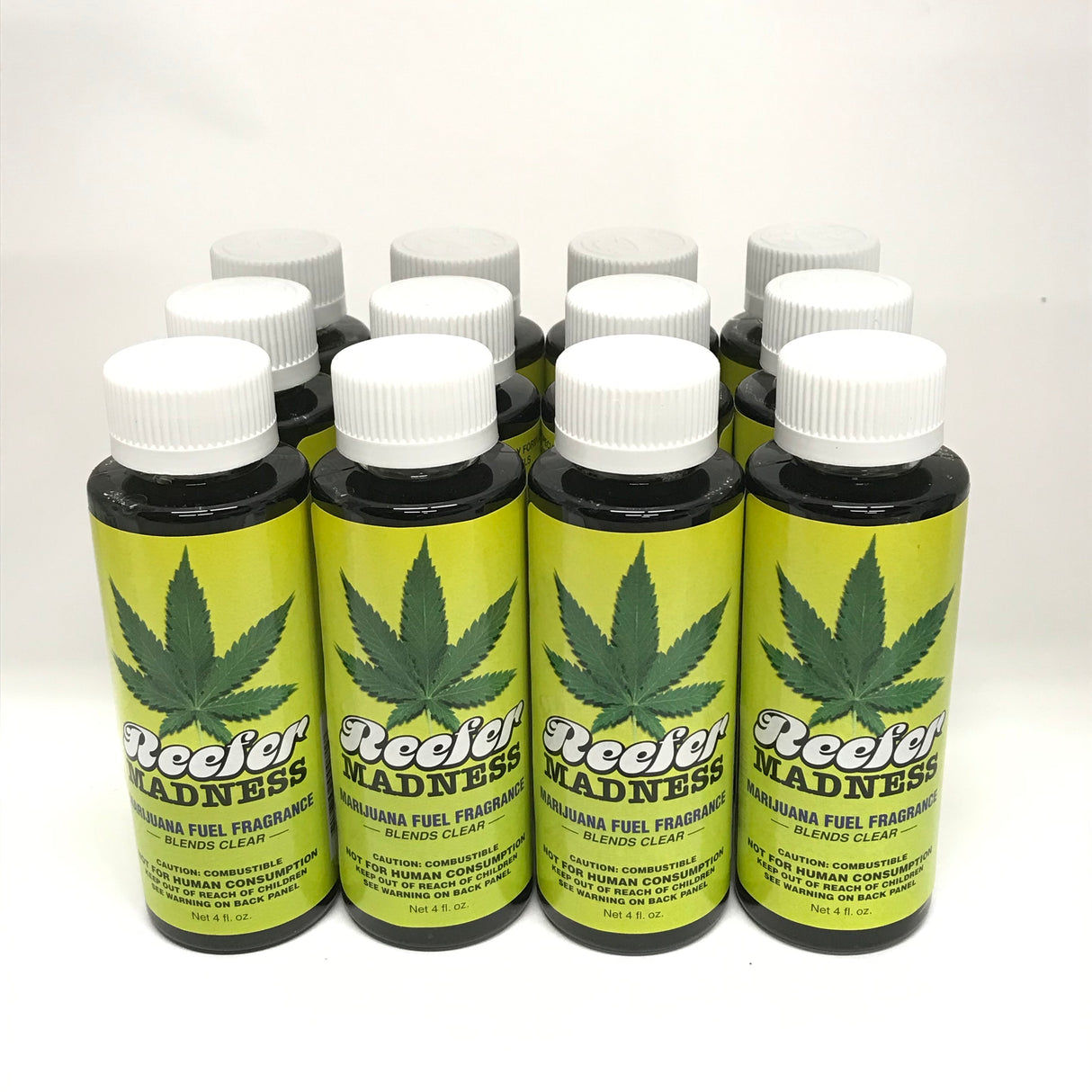 Power Plus Lubricants-12 PACK REEFER Fuel Fragrance for Car, Motorcycle, ATV, IMCA - 4 fl oz