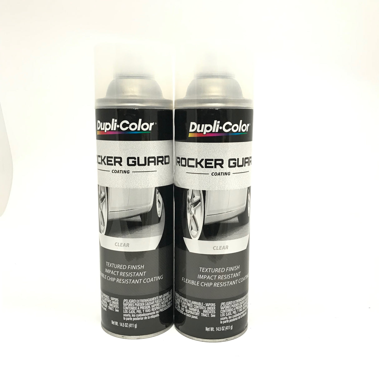 Duplicolor RGA100-2 PACK CLEAR Rocker Guard Coating Impact Resistant - 14.5 oz