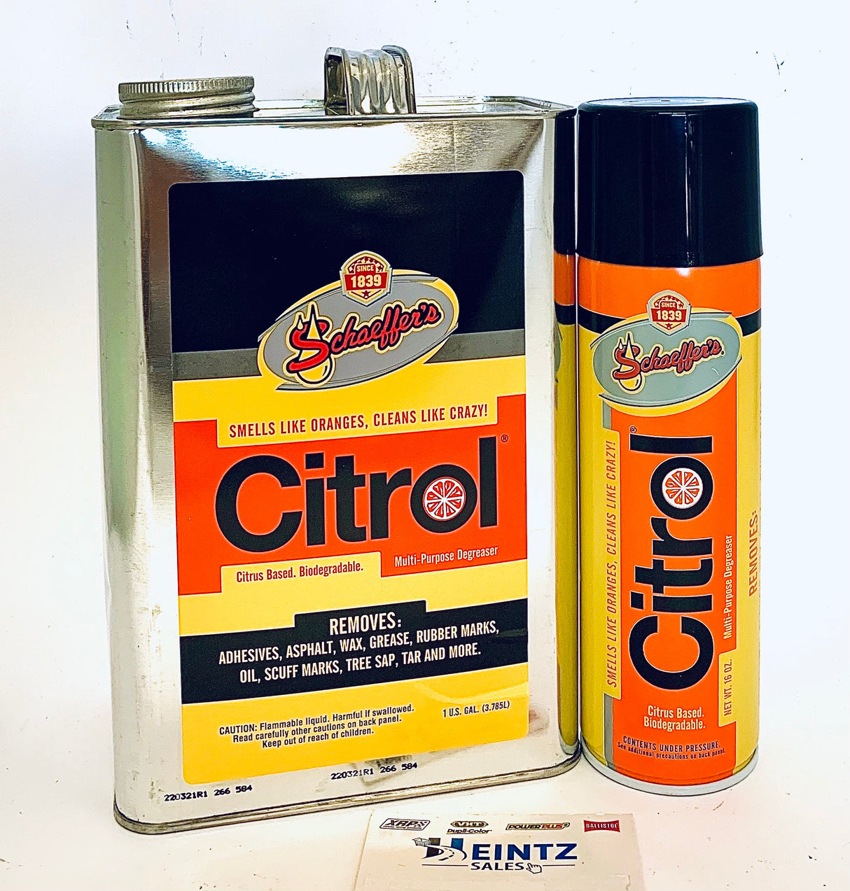 Schaeffer's Citrol 266-1 gallon & 16oz Aerosol Multi-purpose Degreaser & Cleaner
