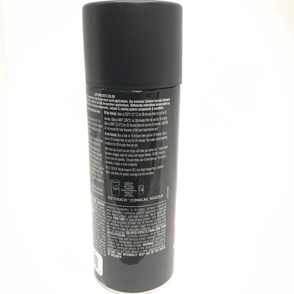 VHT SP102-3 PACK FLAT BLACK High Temperature Flame Proof Header Paint - 11 oz