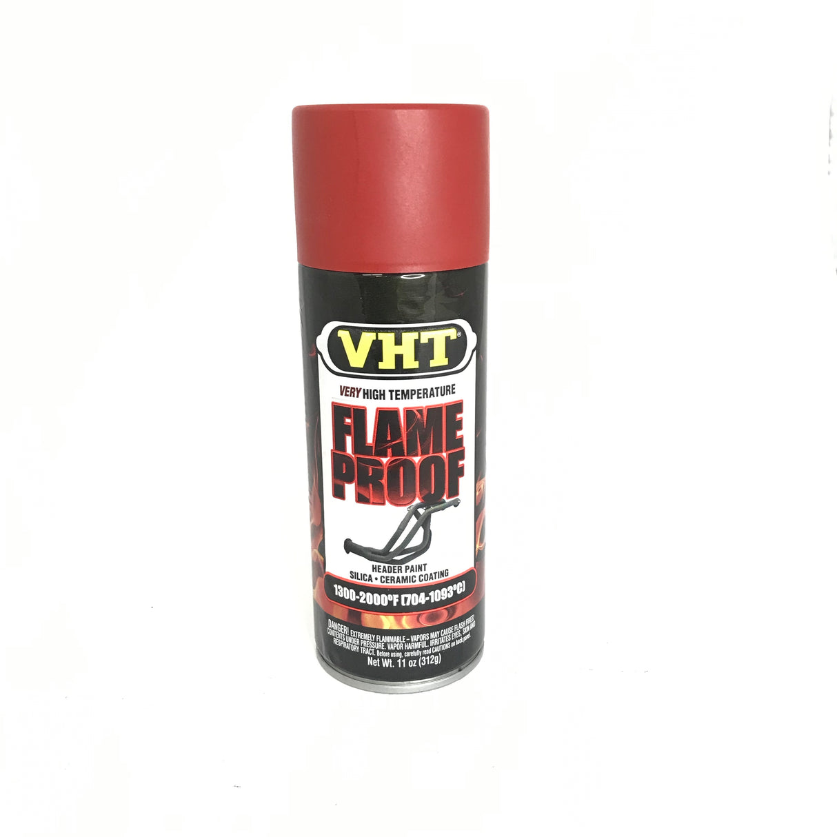 VHT SP109 High Temperature Flame Proof FLAT RED Header Spray Paint - 11oz
