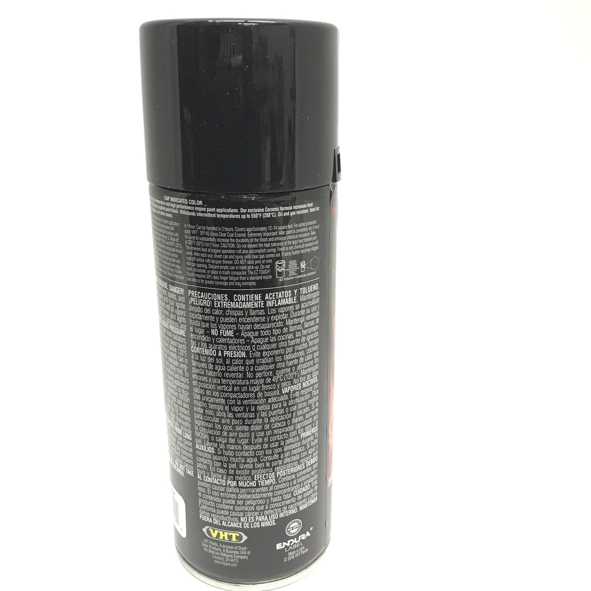 VHT SP124-4 PACK GLOSS BLACK Engine Enamel High Heat Drive Train Paint - 11 oz