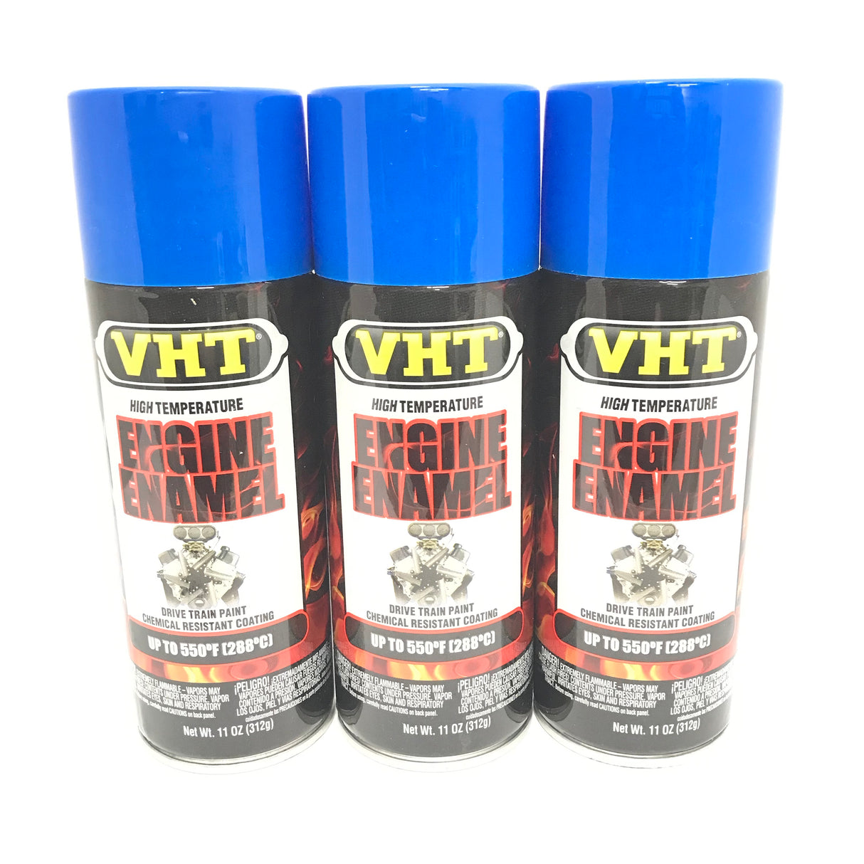 VHT SP134-3 PACK FORD LIGHT BLUE Engine Enamel High Heat Drive Train Paint - 11 oz