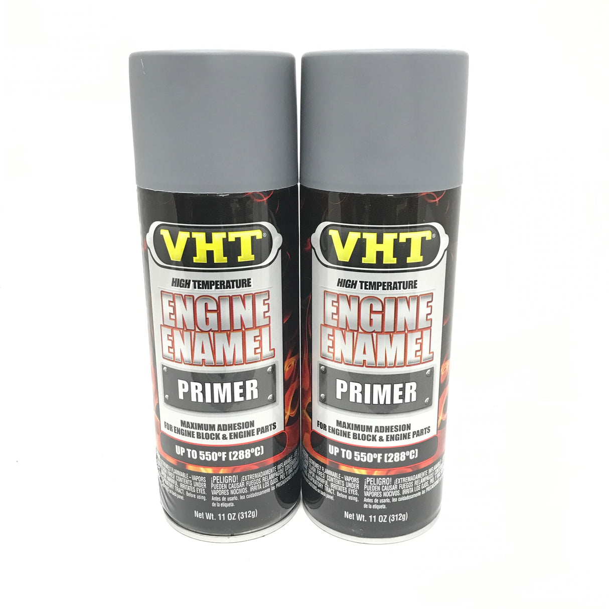 VHT SP148-2 PACK High Temperature Engine Enamel LIGHT GRAY Primer - 11 oz