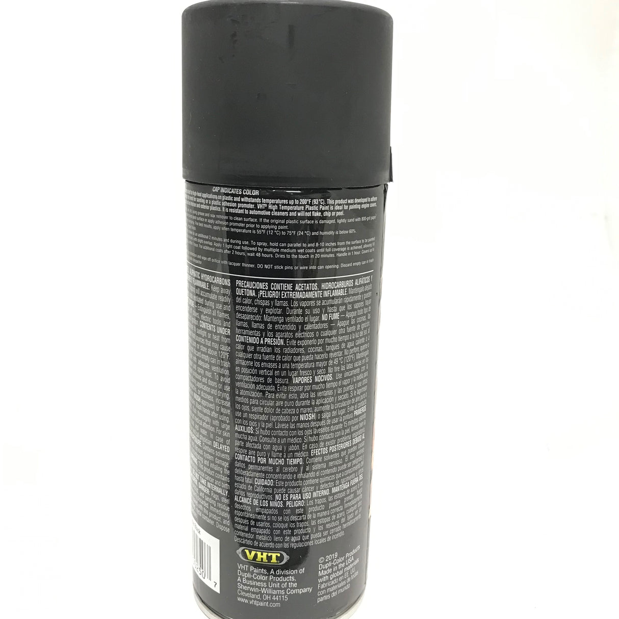 VHT SP820 MATTE BLACK High Temperature Plastic Paint - 11 oz Aerosol