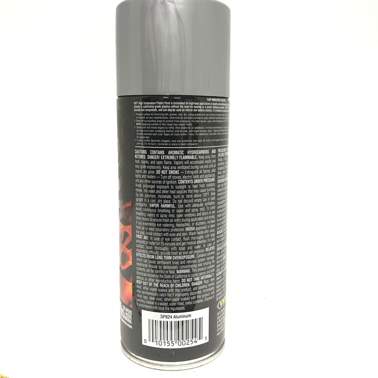 VHT SP824 ALUMINUM High Temperature Plastic Paint - 11 oz Aerosol