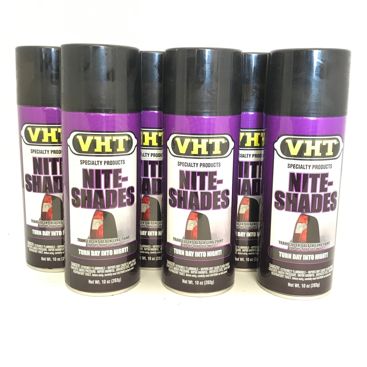 VHT SP999-6 PACK Nite-Shades Black Lens Tinting Paint Blackout Tint Tail Light Tinting