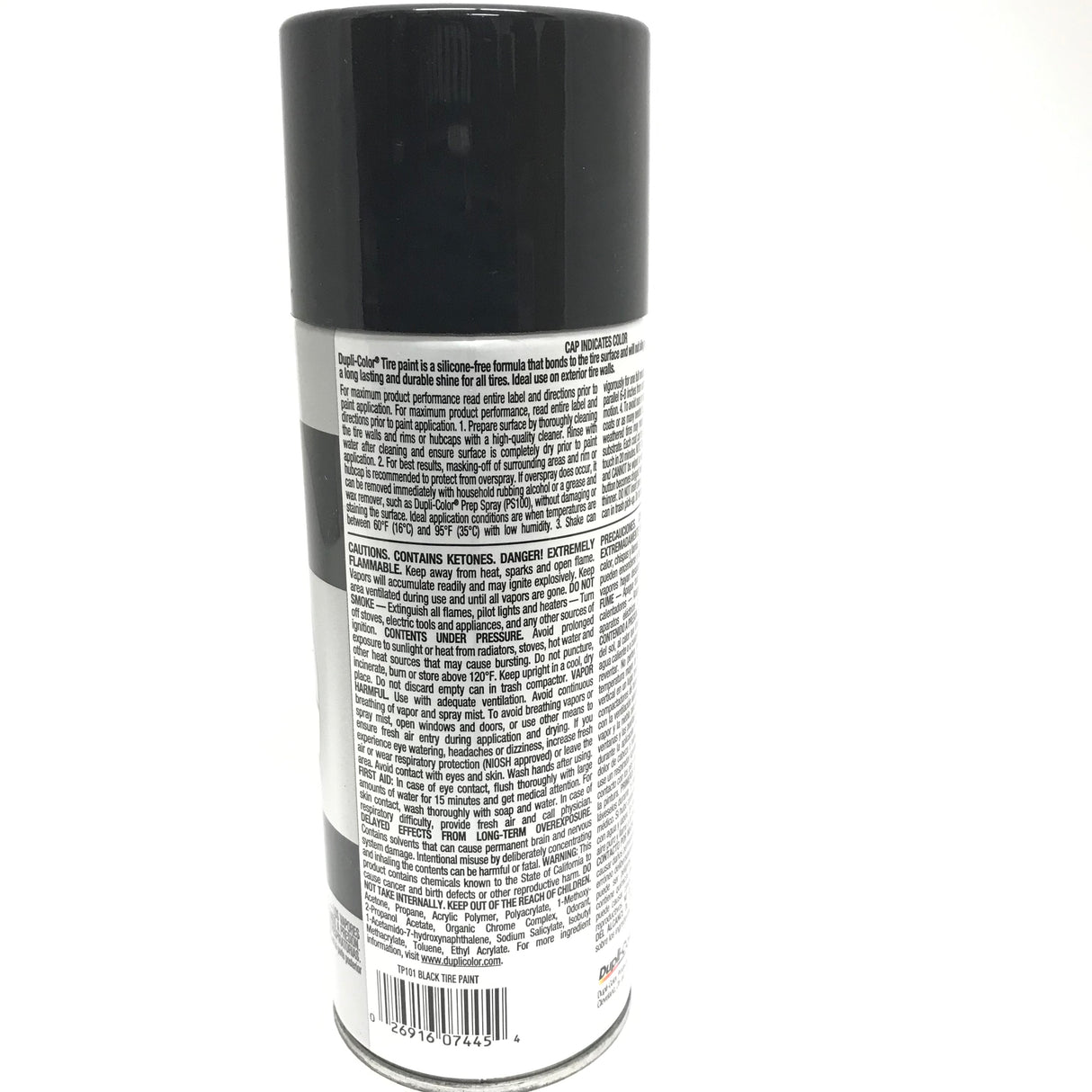Duplicolor TP101-2 PACK BLACK All Weather Long-lasting Tire Paint - 11oz Aerosol