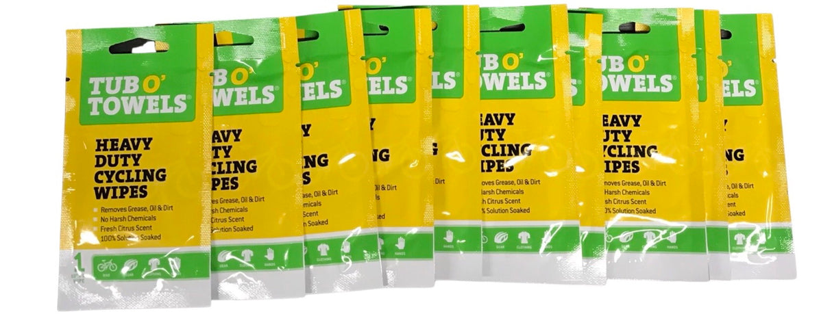 Tub O' Towels CW-01 Bike Cleaning Wipes- 35 pack of Heavy Duty Cycling wipes