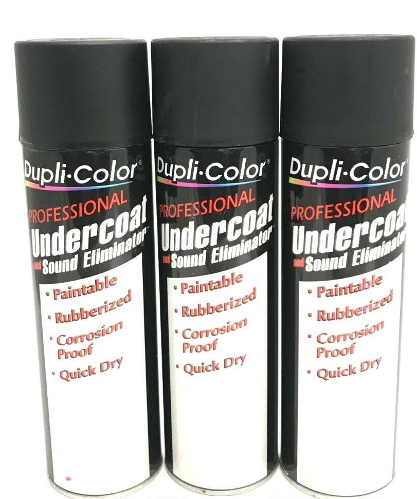 Duplicolor UC102-3 Pack Rubberized Undercoat and Sound Eliminator - 17 oz Aerosol can