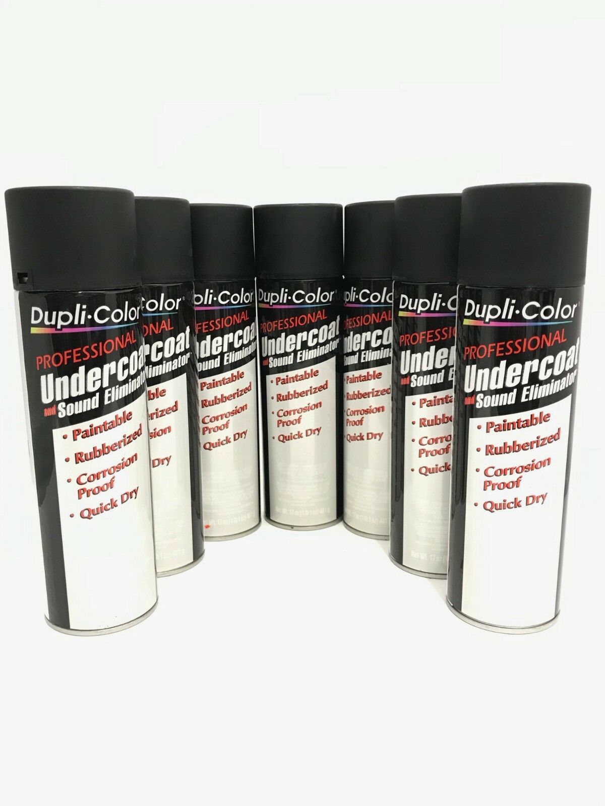 Duplicolor UC102-6 Pack Rubberized Undercoat and Sound Eliminator - 17 oz Aerosol can