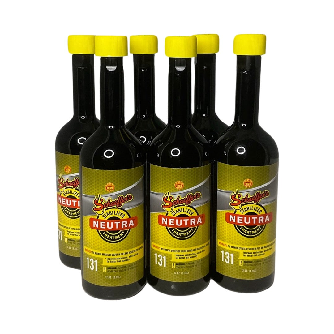 Schaeffer's 131 - 6 Pack Neutra™ Fuel Stabilizer Treatment for all fuel types - 12 oz. ea.
