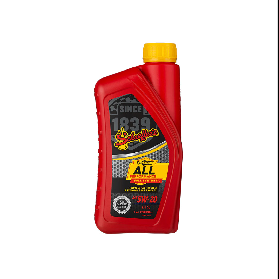 Schaeffer's 6520 SynShield® All Performance Full Synthetic 0W-20 1 qrt.