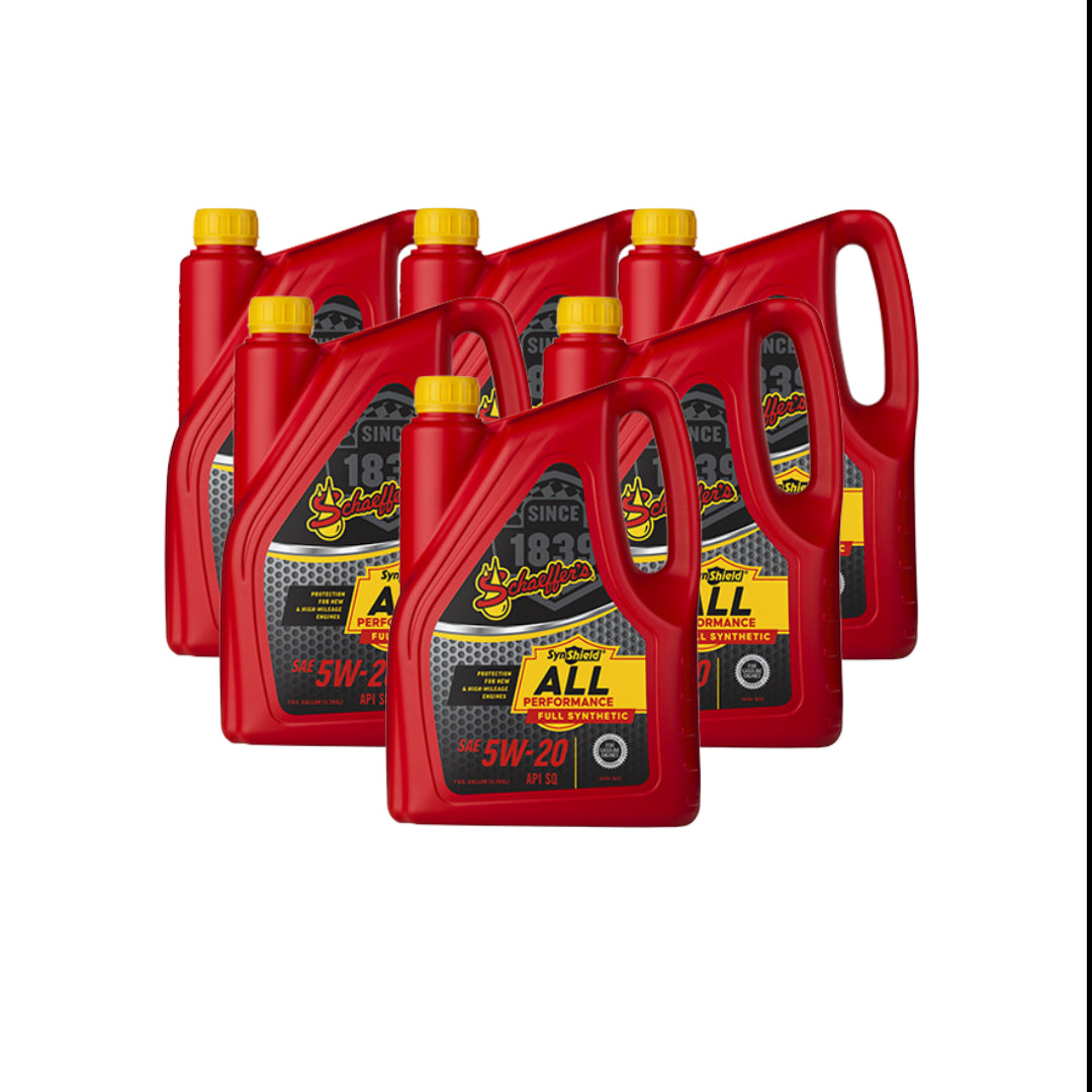 Schaeffer's 6520 SynShield® All Performance Full Synthetic 0W-20 1 gall. (6Pack)(Case of 6)