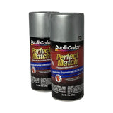 Dupli-Color BCC0410 - 2 Pack Chrysler Bright Silver Metallic Perfect Match Automotive Spray Paint - 8 oz. ea.
