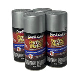 Dupli-Color BCC0410 - 4 Pack Chrysler Bright Silver Metallic Perfect Match Automotive Spray Paint - 8 oz. ea.