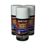 Dupli-Color BFM0229 - 3 Pack Oxford White Perfect Match Paint - 8 oz. ea.