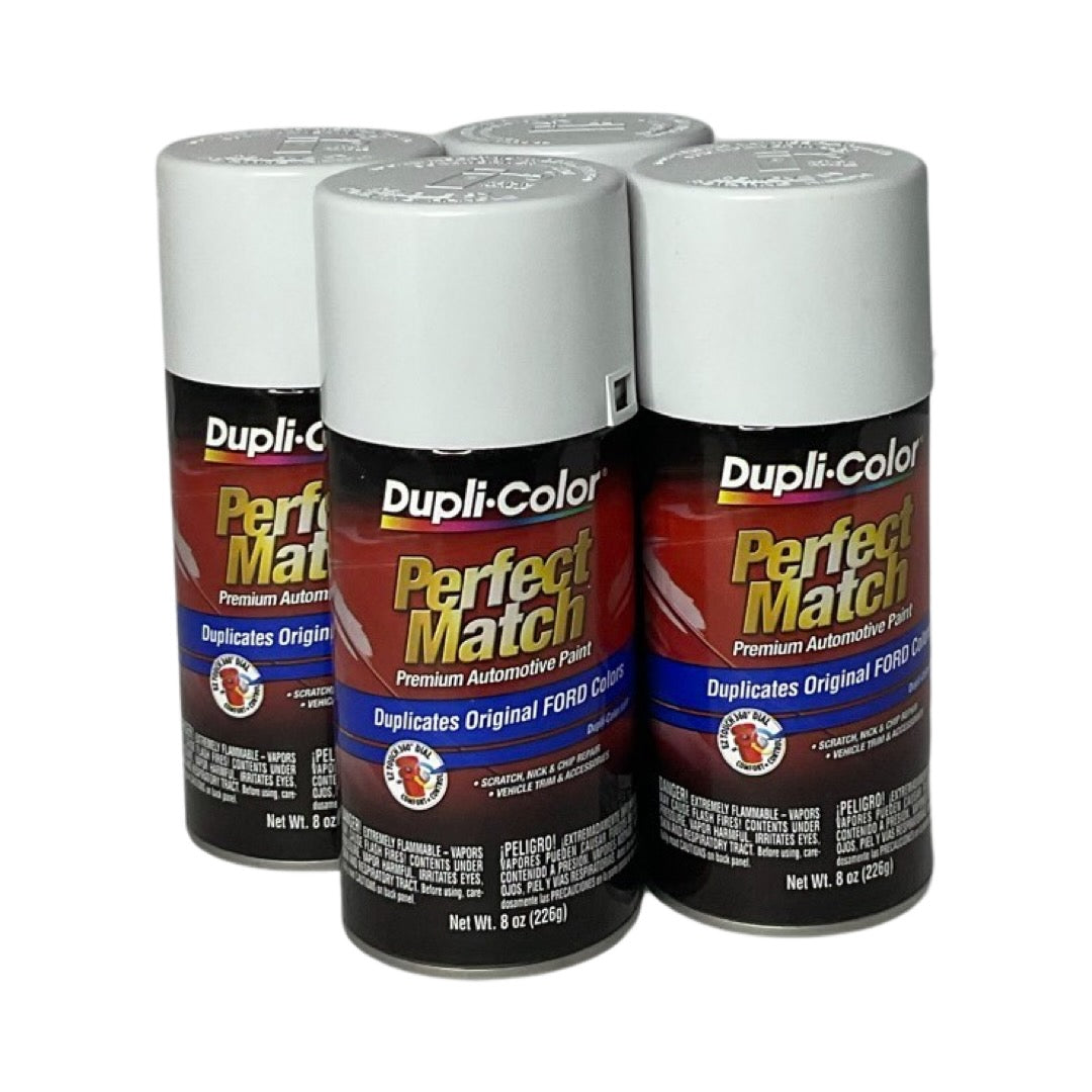 Dupli-Color BFM0229 - 4 Pack Oxford White Perfect Match Paint - 8 oz. ea.