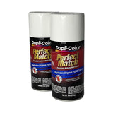 Dupli-Color BFM0335 - 2 Pack Ford Performance White Perfect Match Paint - 8 oz. ea.