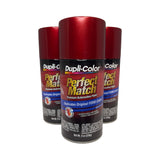 Dupli-Color BFM0344 - 3 Pack Ford Toreador Red Metallic Perfect Match Automotive Spray Paint - 8 oz. ea.
