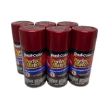 Dupli-Color BFM0344 - 6 Pack Ford Toreador Red Metallic Perfect Match Automotive Spray Paint - 8 oz. ea.
