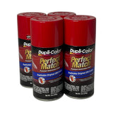 Dupli-Color BGM0398 - 4 Pack GM Bright Red Perfect Match Automotive Spray Paint - 8 oz. ea.