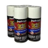 Dupli-Color BGM0434 - 4 Pack GM Olympic White Perfect Match Automotive Spray Paint - 8 oz. ea.