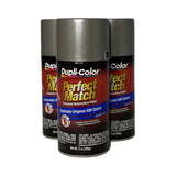 Dupli-Color BGM0490 - 3 Pack GM Pewter Metallic Perfect Match Automotive Spray Paint - 8 oz. ea.