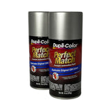 Dupli-Color BGM0528 - 2 Pack GM Fine Silver Birch Metallic Perfect Match Automotive Spray Paint - 8 oz. ea.
