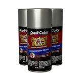 Dupli-Color BGM0528 - 3 Pack GM Fine Silver Birch Metallic Perfect Match Automotive Spray Paint - 8 oz. ea.