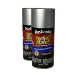 Dupli-Color BGM0535 - 2 Pack GM Silver Metallic Perfect Match Automotive Spray Paint - 8 oz. ea.