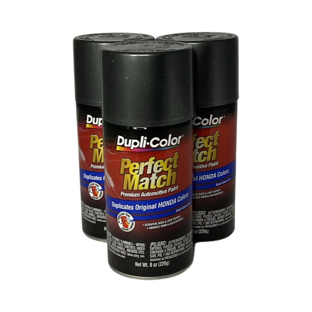 Dupli-Color BHA0990 - 3 Pack Honda Polished Metal Metallic Perfect Match Automotive Paint - 8 oz. ea.