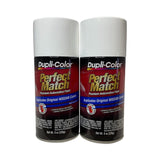 Dupli-Color BNS0562 - 2 Pack Nissan Super White Perfect Match Automotive Paint - 8 oz. ea.