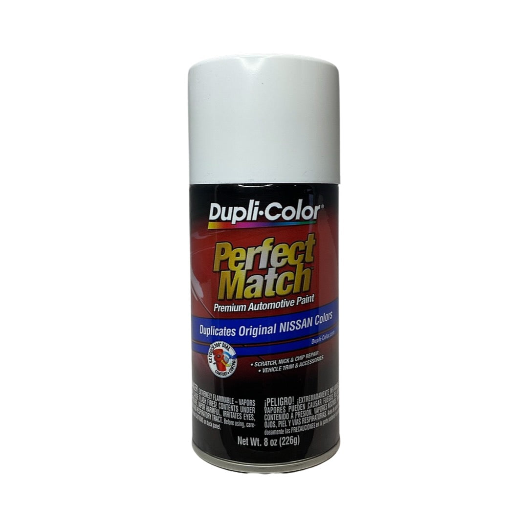 Dupli-Color BNS0583 Nissan Cloud White Perfect Match Automotive Paint - 8 oz.