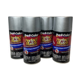 Dupli-Color BNS0601 - 6 Pack Nissan Silver Metallic Perfect Match Automotive Paint - 8 oz. ea.