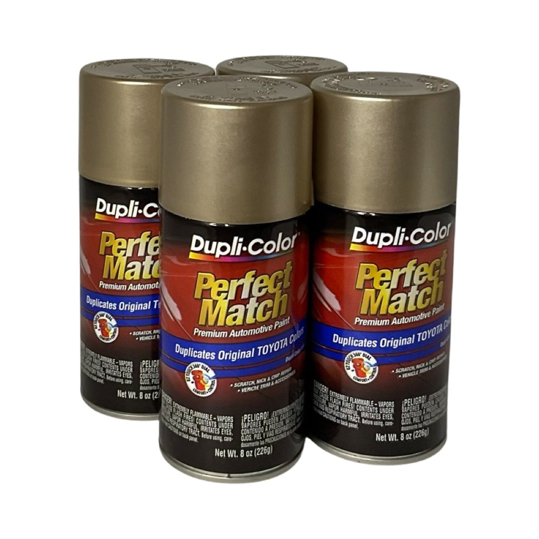 Dupli-Color BTY1610 - 4 Pack Toyota Desert Sand Mica Perfect Match Automotive Paint - 8 oz. ea.